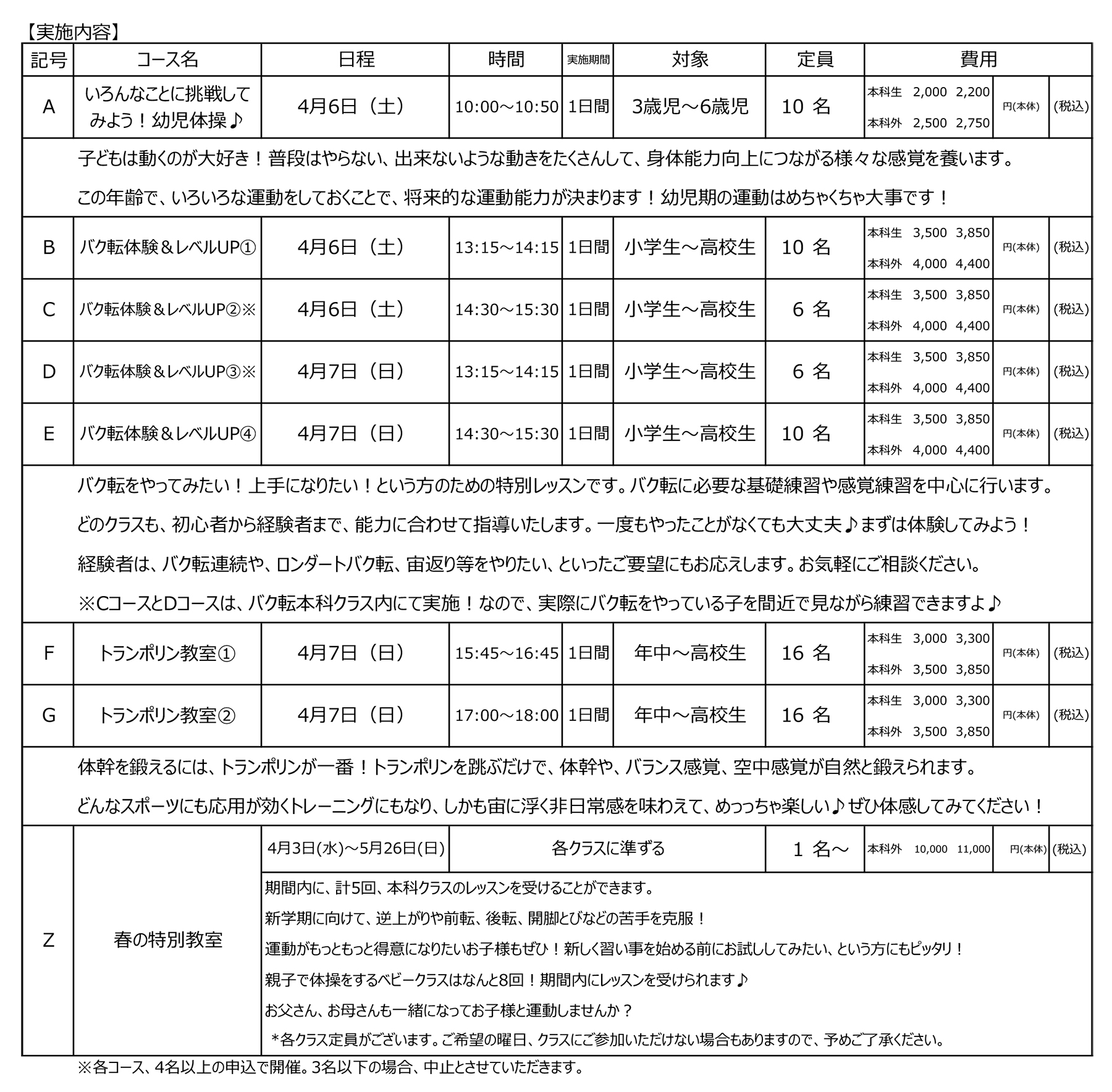 近江八幡校冬休み短期教室2024の内容